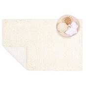 Wholesale - 20"x30" WHITE SOLID BATHROOM RUG, UPC: 850022045011